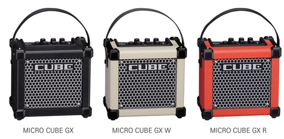MICRO CUBE GX, MICRO CUBE GX W, MICRO CUBE GX R - 세가지 색상 모델 준비